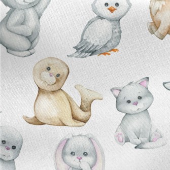 Polar Animal Babies Jersey Backed Fleece