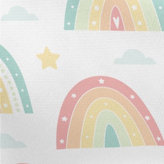 Cute Rainbow Shape Pongee