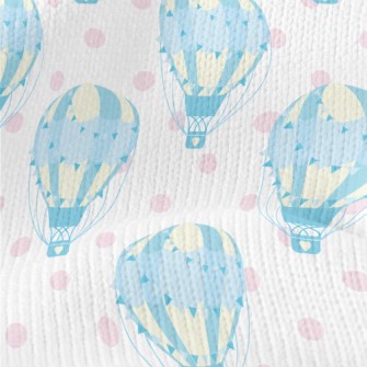 Beautiful Cartoon Hot Air Ball Stretch Jersey