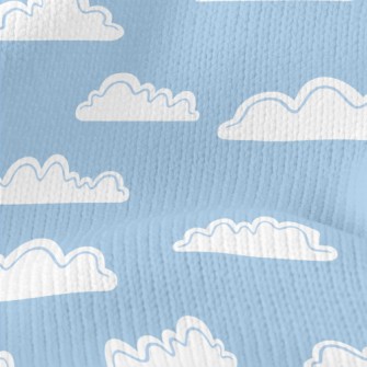 White Cloud Graffiti Stretch Jersey