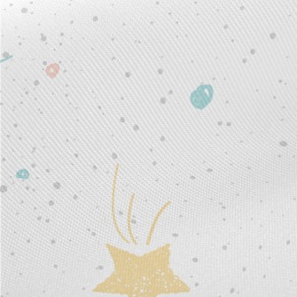 Colorful Stars And Shooting St Midweight Cotton Poplin