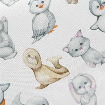 Polar Animal Babies Midweight Cotton Poplin