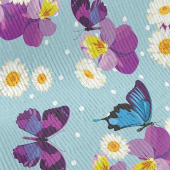 Beautiful Butterfly Flowers Standard Corduroy