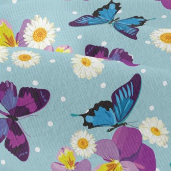 Beautiful Butterfly Flowers Modern Jersey