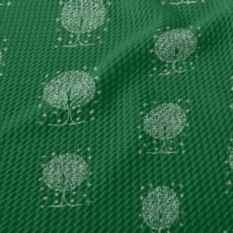 Fairy Tale Forest Tree Birdseye Piqué