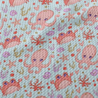 Big Eyed Crab Octopus Birdseye Piqué