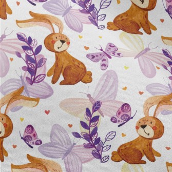 Cute Bunny Butterfly Chiffon