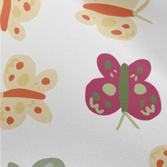 Childlike Style Butterfly Chiffon
