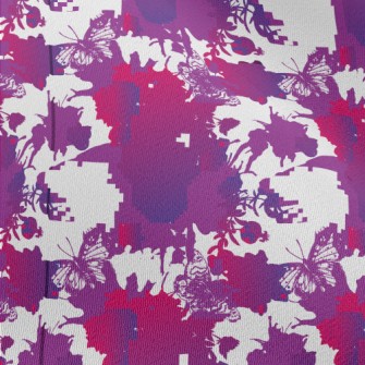 Gloomy Flower Skull Chiffon