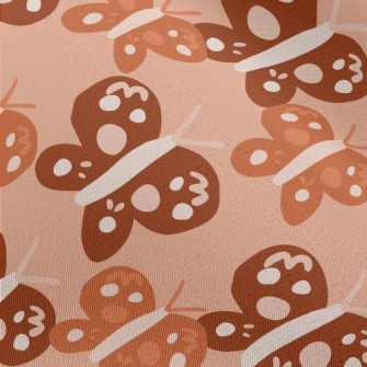 Group Of Cute Butterflies Chiffon