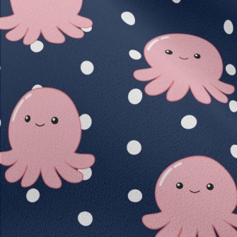 Super Cute Little Octopus Chiffon