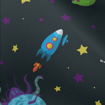 Unknown Planet In Outer Space Chiffon