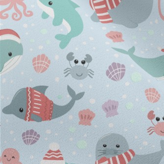 Undersea Creatures Celebrate C Chiffon