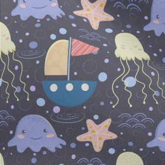 Fantasy Underwater World Chiffon