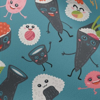 Funny Japanese Sushi Chiffon
