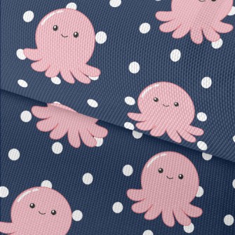 Super Cute Little Octopus Waterproof Oxford
