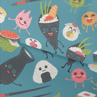 Funny Japanese Sushi Waterproof Oxford