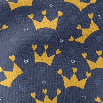 Heart Decorated Crown Waterproof Canvas