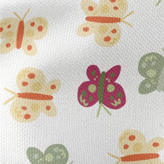 Childlike Style Butterfly Waterproof Canvas