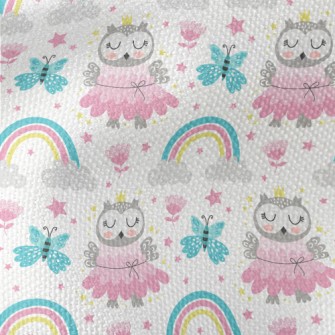 Owl Princess Waterproof Canvas