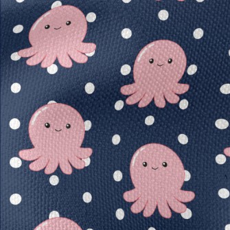 Super Cute Little Octopus Waterproof Canvas