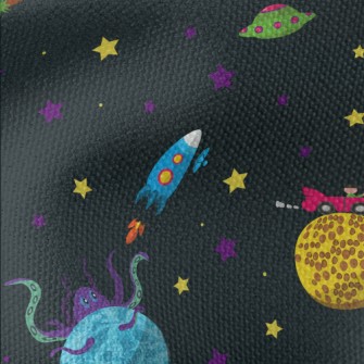 Unknown Planet In Outer Space Waterproof Canvas