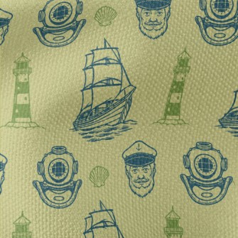 Old Captain Lighthouse Diving Waterproof Canvas