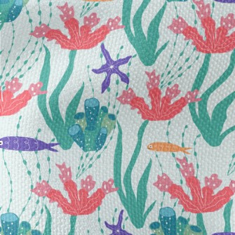 Undersea Coral Fish Waterproof Canvas