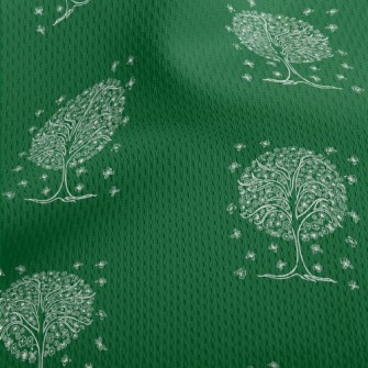 Fairy Tale Forest Tree Athletic Mesh Flat Back