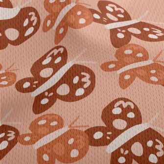 Group Of Cute Butterflies Athletic Mesh Flat Back