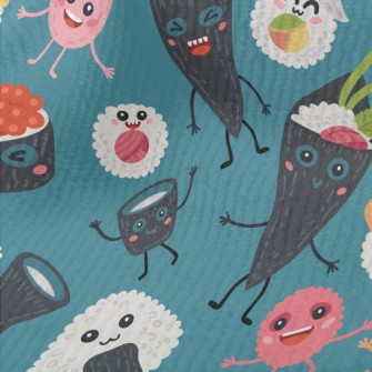 Funny Japanese Sushi Terry