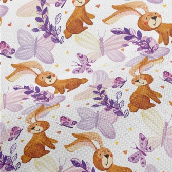 Cute Bunny Butterfly Performance Linen