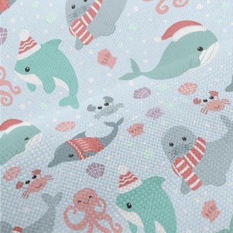 Undersea Creatures Celebrate C Performance Linen
