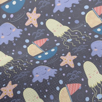 Fantasy Underwater World Performance Linen