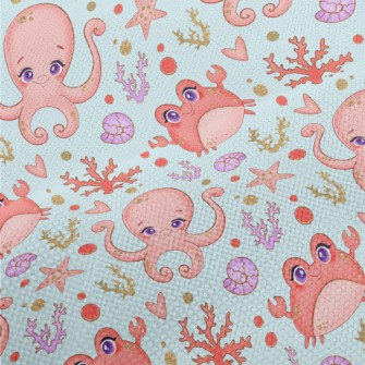 Big Eyed Crab Octopus Performance Linen