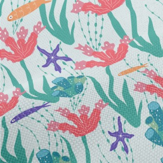 Undersea Coral Fish Performance Linen