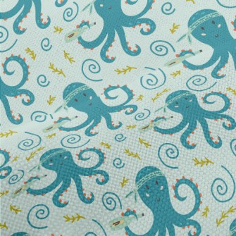Octopus Holding A Message In A Performance Linen