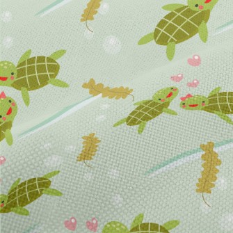 Cute Turtle Couple Performance Linen