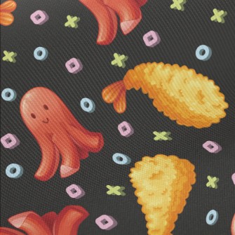 Fried Shrimp And Octopus Hot D Twill