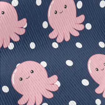 Super Cute Little Octopus Standard Corduroy