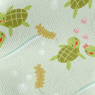 Cute Turtle Couple Standard Corduroy