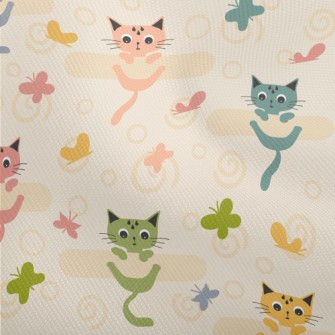 Colorful Kitten Butterfly Dobby