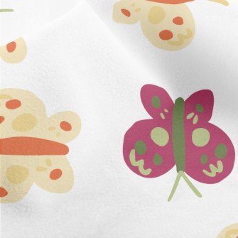 Childlike Style Butterfly Micro Fleece