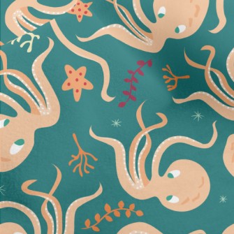 Big-eyed Octopus Micro Fleece