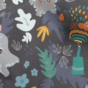 Mysterious Undersea Creatures Micro Fleece
