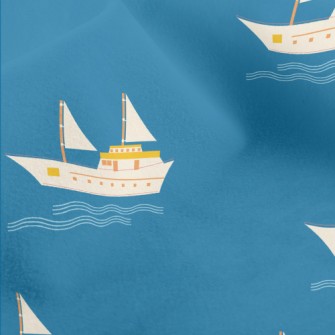 Luxury Sailing Ship Micro Fleece