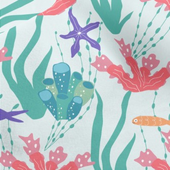 Undersea Coral Fish Micro Fleece