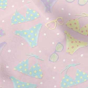 Polka Dot Bikini Sunglasses Micro Fleece