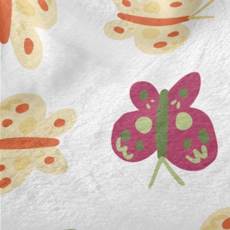 Childlike Style Butterfly Minky