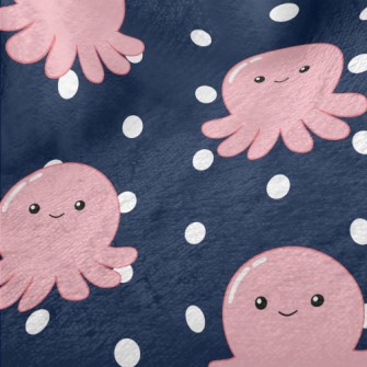 Super Cute Little Octopus Minky